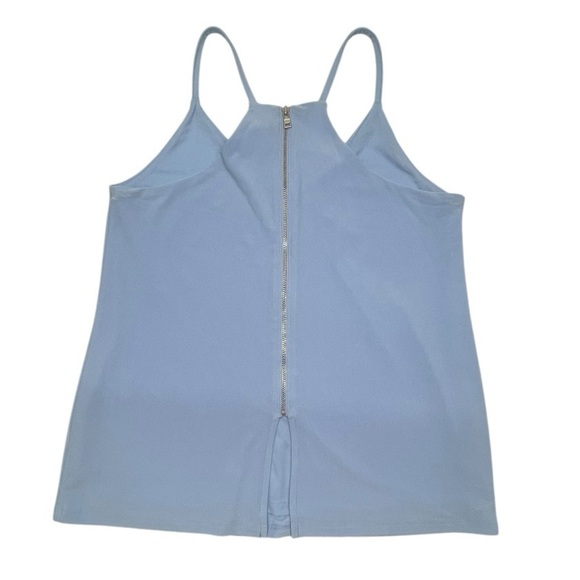 Bar III V-neck Halter Top - Light Blue - Size XS - Picture 3 of 9